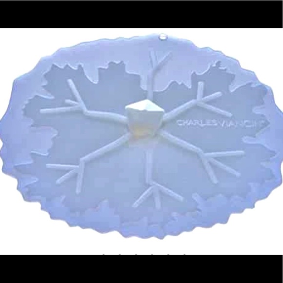 Charles Viancin 9” & 6” silicone snowflake lid new - Picture 3 of 7